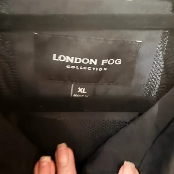 London Fog Dark Navy Microfiber Golf Jacket - Picture 3 of 10